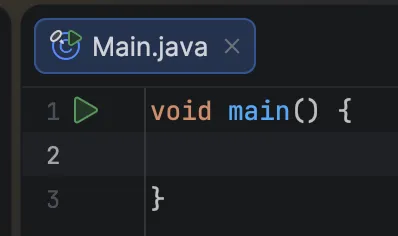 Java main made