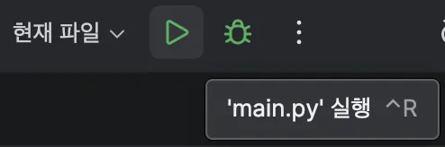 파이참 실행 아이콘